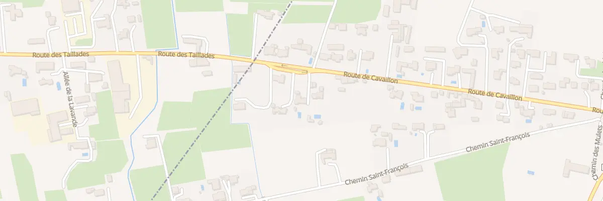 Plan du 613 Rte de Cavaillon à Taillades