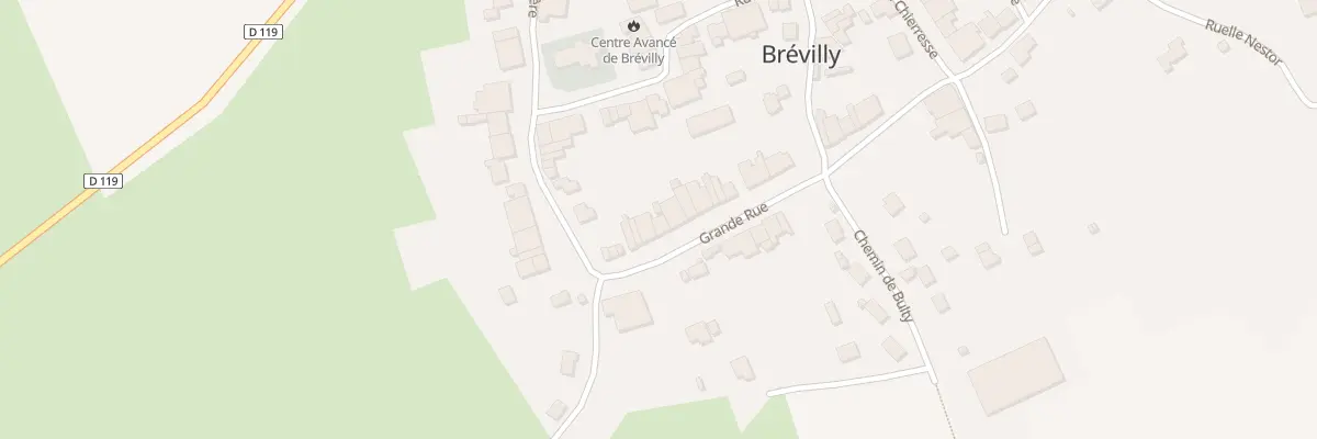 Plan du 21 Gr Grand Rue à Brévilly