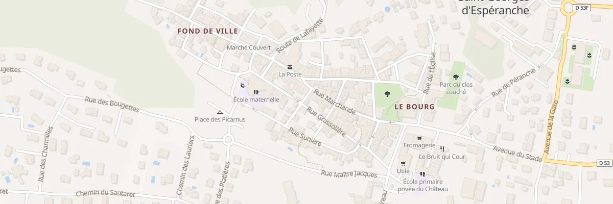 Plan du 37 Rue de la Grassoliere à Saint-Georges-d’Espéranche
