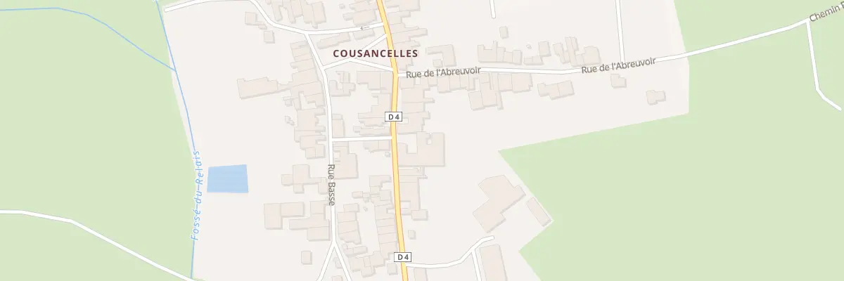 Plan du 7 Rue Louis Clausse à Cousances-les-Forges