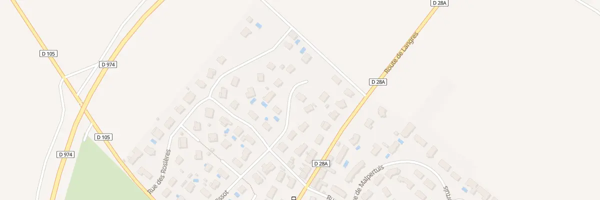 Plan du 20 Rue Charles Tissot à Norges-la-Ville