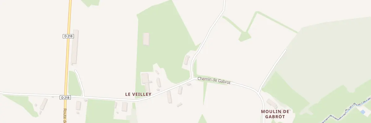 Plan du 5254 Le Veilley à Saint-Martin-en-Bresse