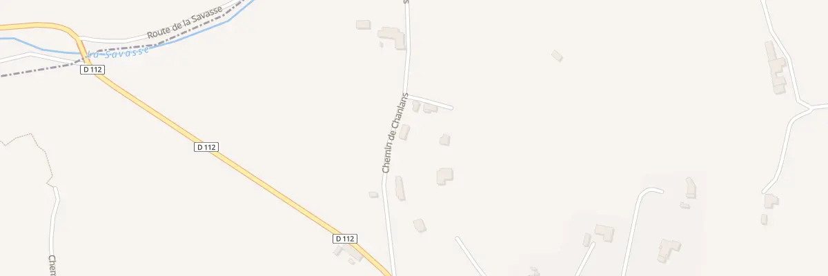 Plan du 1085 Che des Chanlans à Génissieux