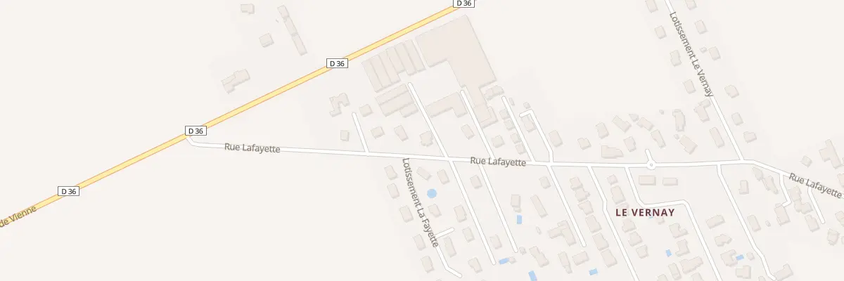 Plan du 64 Rue Lafayette à Diémoz