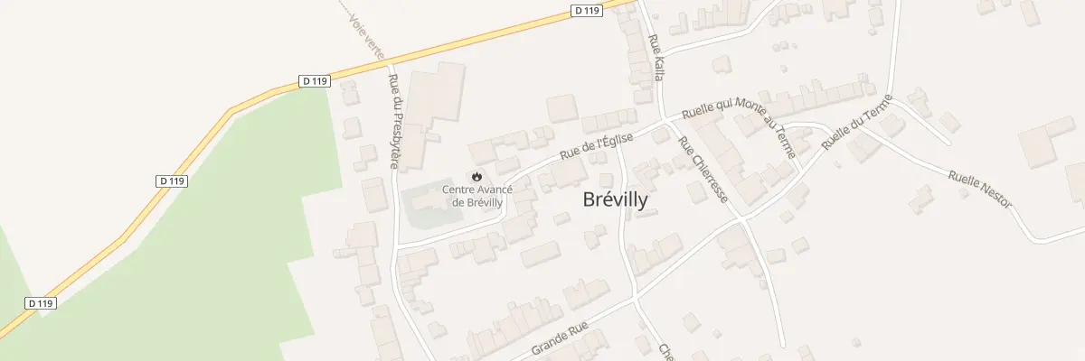 Plan du 6 Rue de l’Eglise à Brévilly