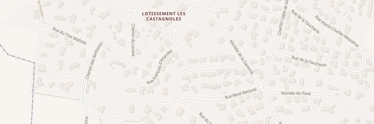 Plan du 140 Rue du Belvédère à Génissieux
