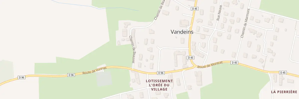 Plan du 79 Rue des Ecoles à Vandeins
