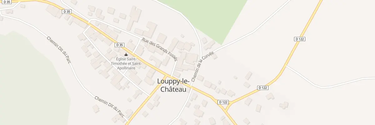 Plan du 4 Rue des Grands Fosses à Louppy-le-Château