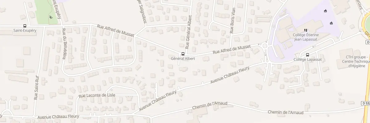 Plan du 90 Rue Alfred de Musset à Romans-sur-Isère