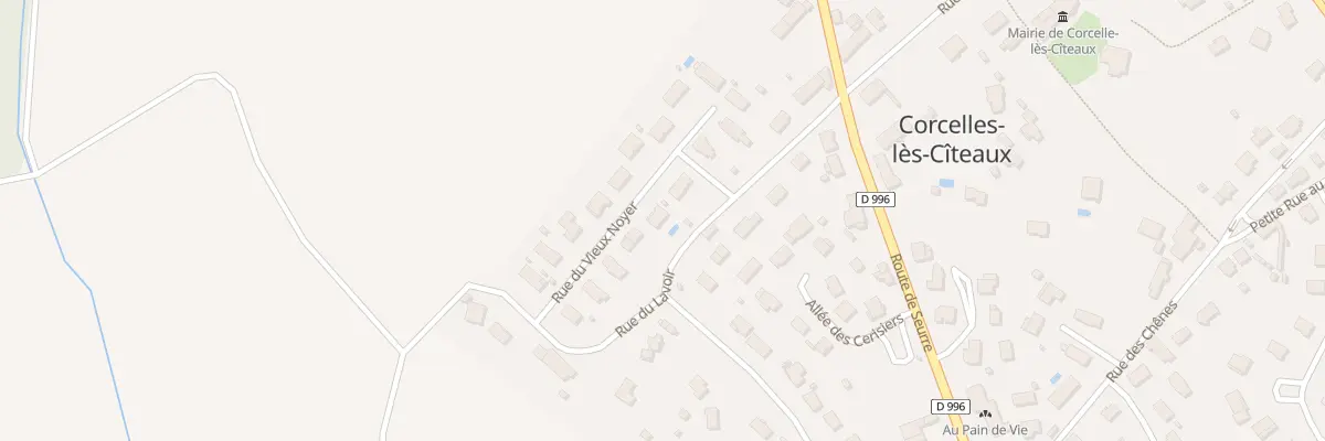 Plan du 3 Rue du Vieux Noyer à Corcelles-lès-Cîteaux