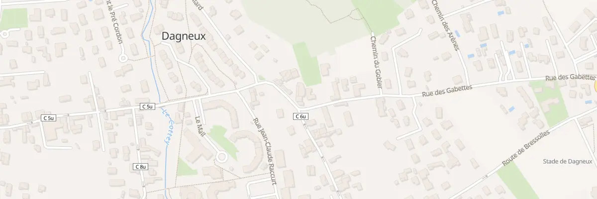Plan du 238 Rue du Mollard à Dagneux