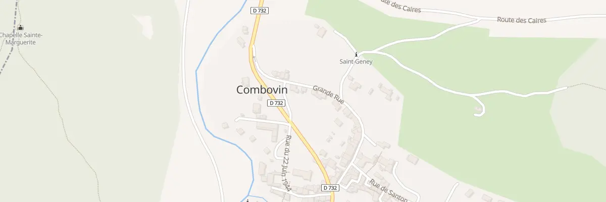 Plan du 235 Grande Rue à Combovin