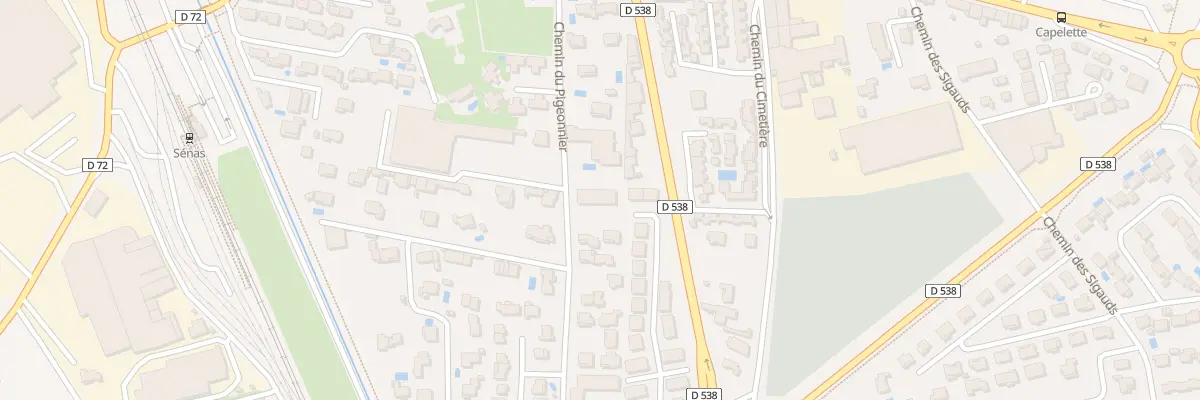 Plan du 5953A Che du Pigeonnier à Sénas