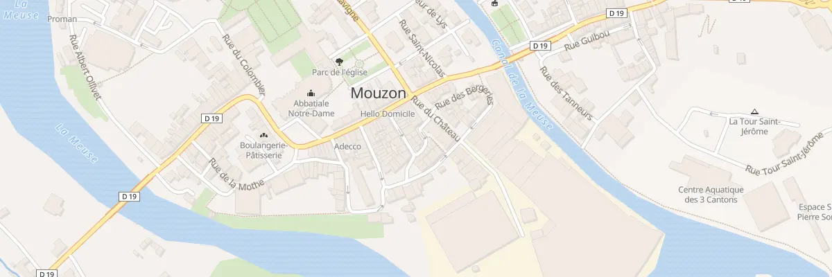 Plan du 4 Pl Saint-victor à Mouzon