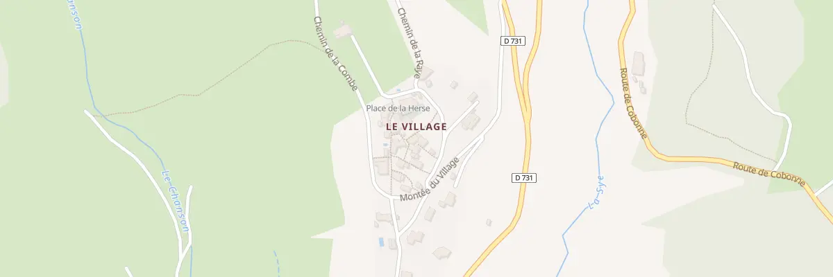 Plan du 5061 Le Village à Cobonne