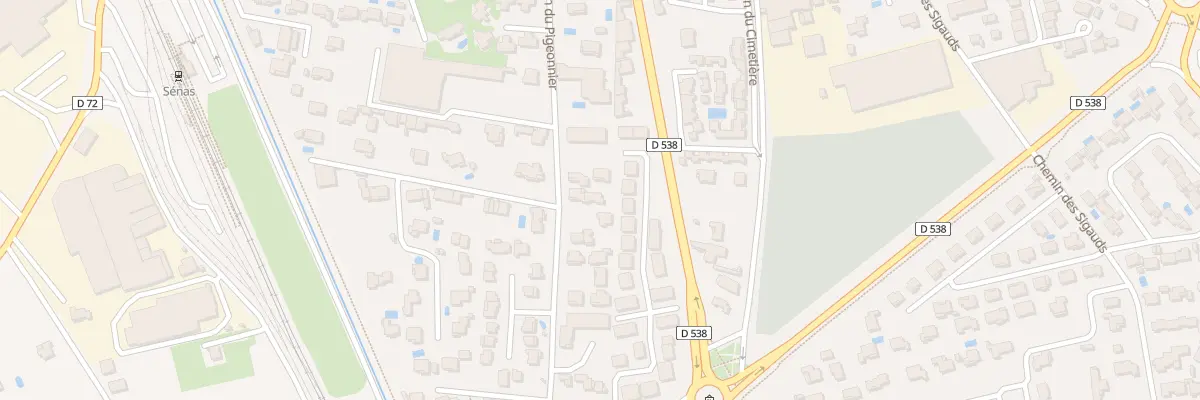 Plan du 5953C Che du Pigeonnier à Sénas