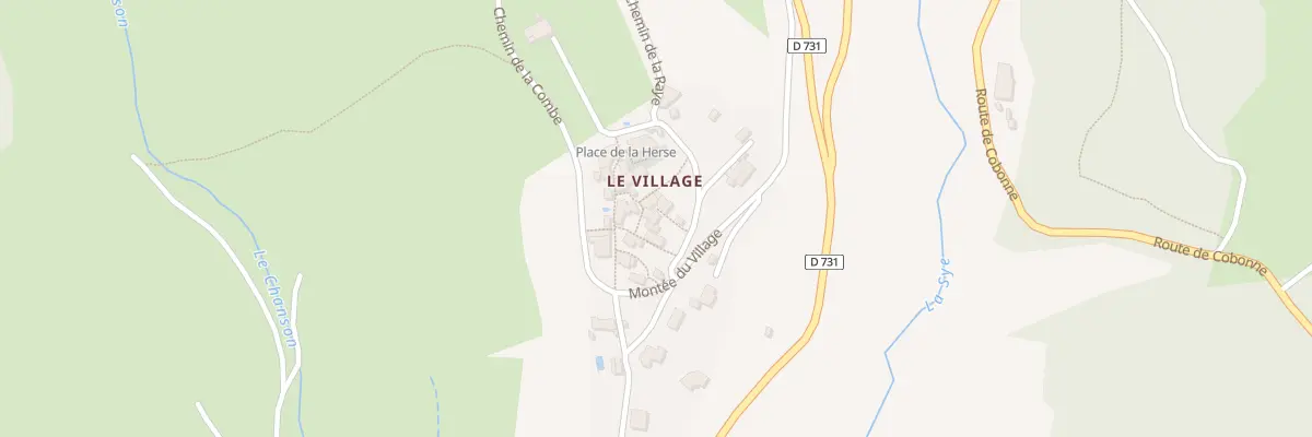 Plan du 5014 Le Village à Cobonne