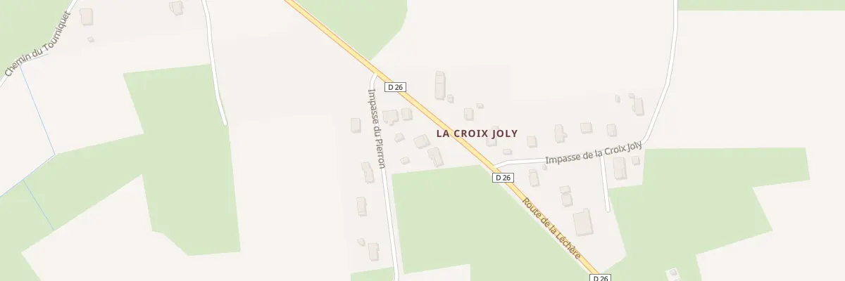 Plan du 854 Rte de la Léchère à Marsonnas