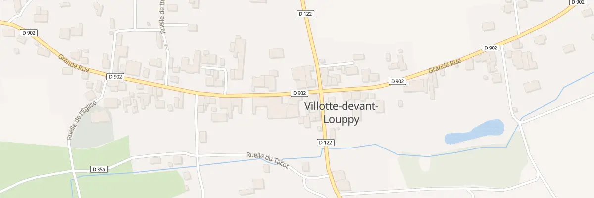 Plan du 46 Grande Rue à Villotte-devant-Louppy