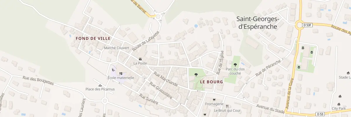 Plan du 46 Rue Olympe Perroud à Saint-Georges-d’Espéranche