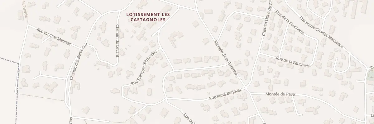 Plan du 110 Rue du Belvédère à Génissieux