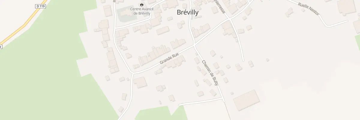 Plan du 4 Gr Grand Rue à Brévilly