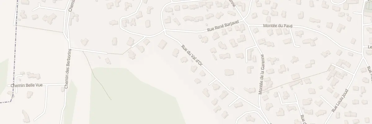 Plan du 235 Rue du Val d’Or à Génissieux