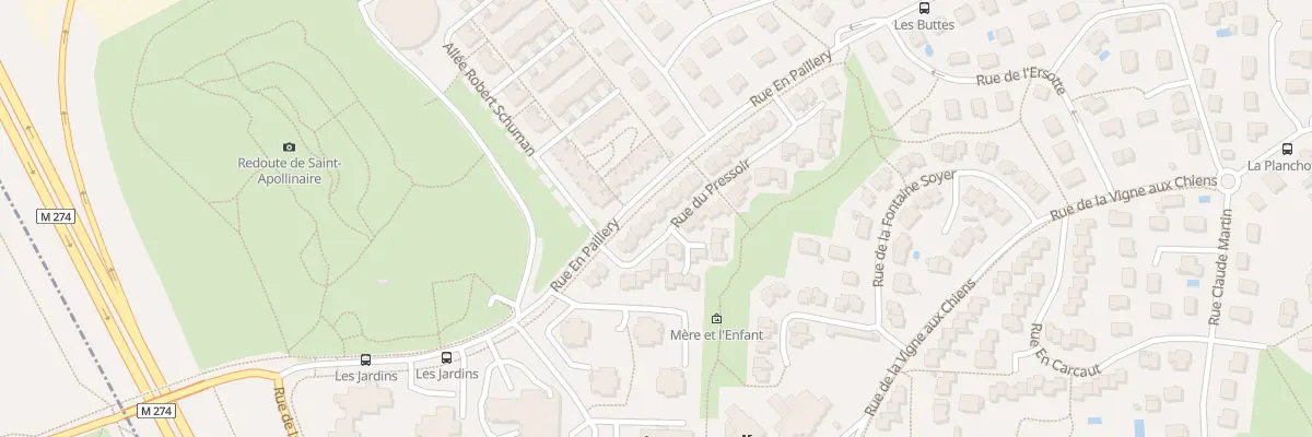 Plan du 57 Rue En Paillery à Saint-Apollinaire