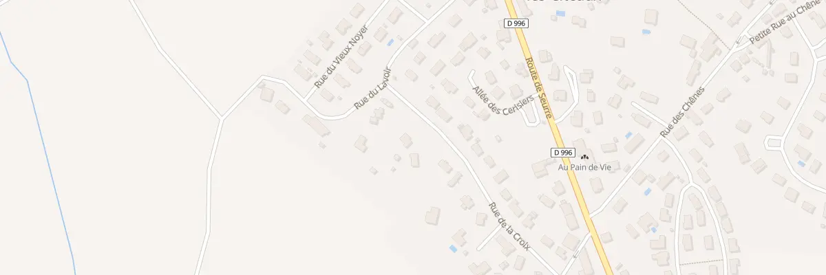 Plan du 6 Rue de la Croix à Corcelles-lès-Cîteaux