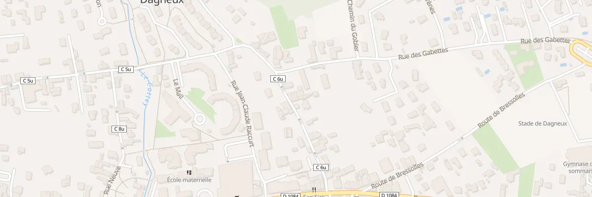 Plan du 158 Rue du Mollard à Dagneux