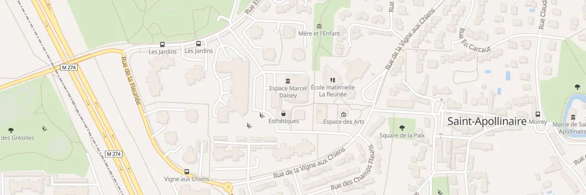 Plan du 77 Rue En Paillery à Saint-Apollinaire
