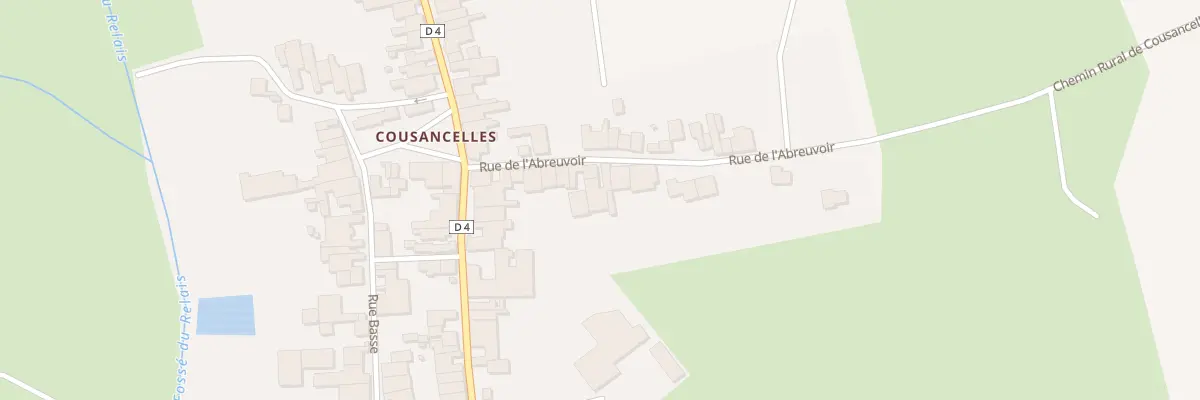 Plan du 10 Rue de l’Abreuvoir à Cousances-les-Forges