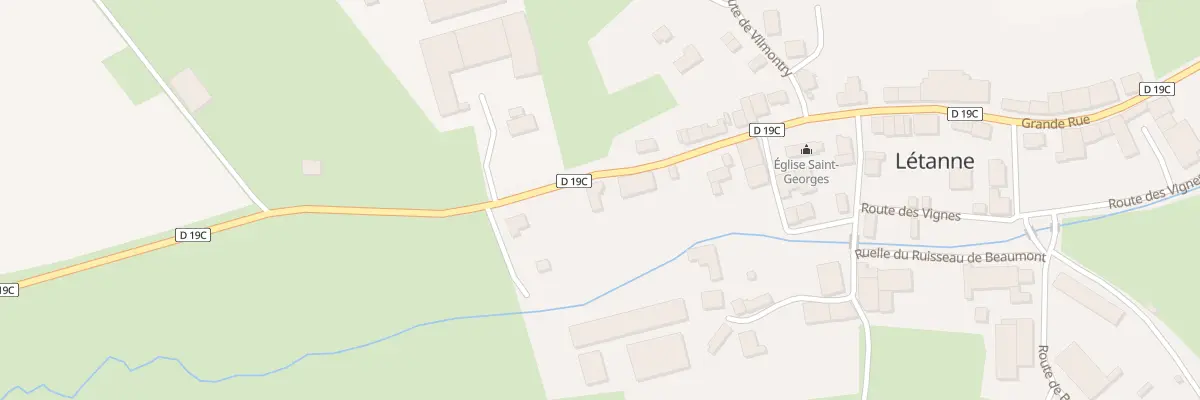 Plan du 3 Grande Rue à Létanne