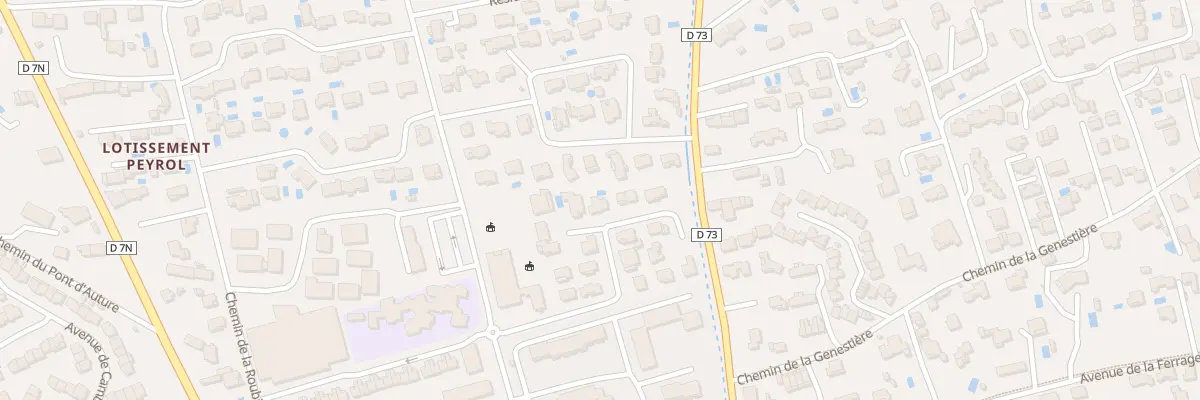 Plan du 10 Av du Parc à Sénas