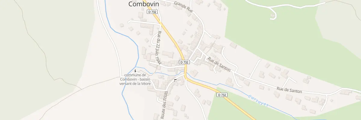 Plan du 5010 Le Village à Combovin