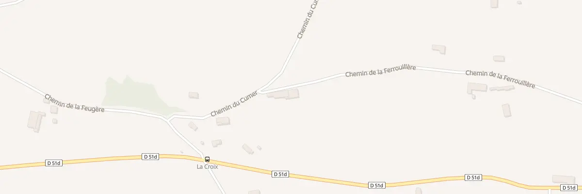 Plan du 2 Che de la Ferrouillère à Pisieu