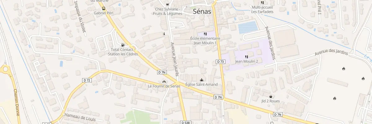 Plan du 35 Av Jean Jaurès à Sénas