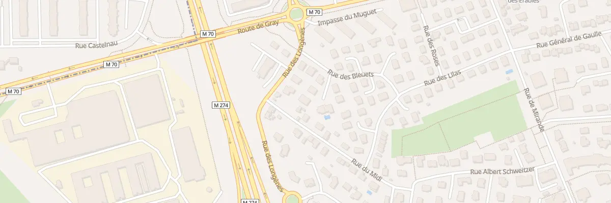 Plan du 10 Rue des Bleuets à Saint-Apollinaire