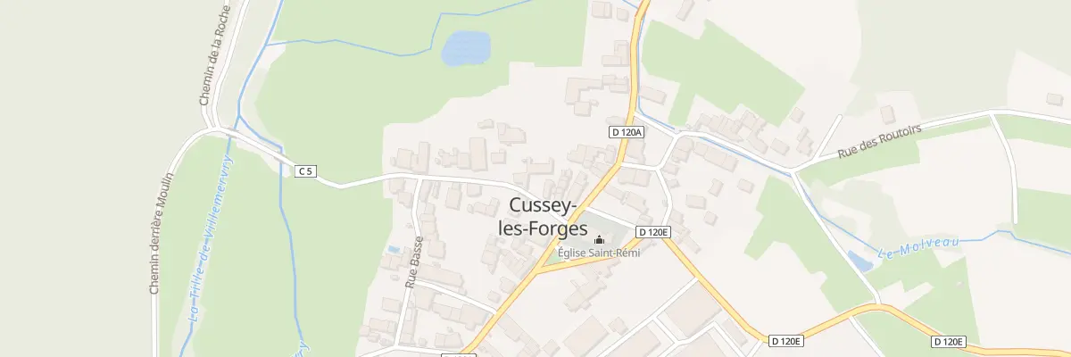Plan du 3 Pl d’Armes à Cussey-les-Forges