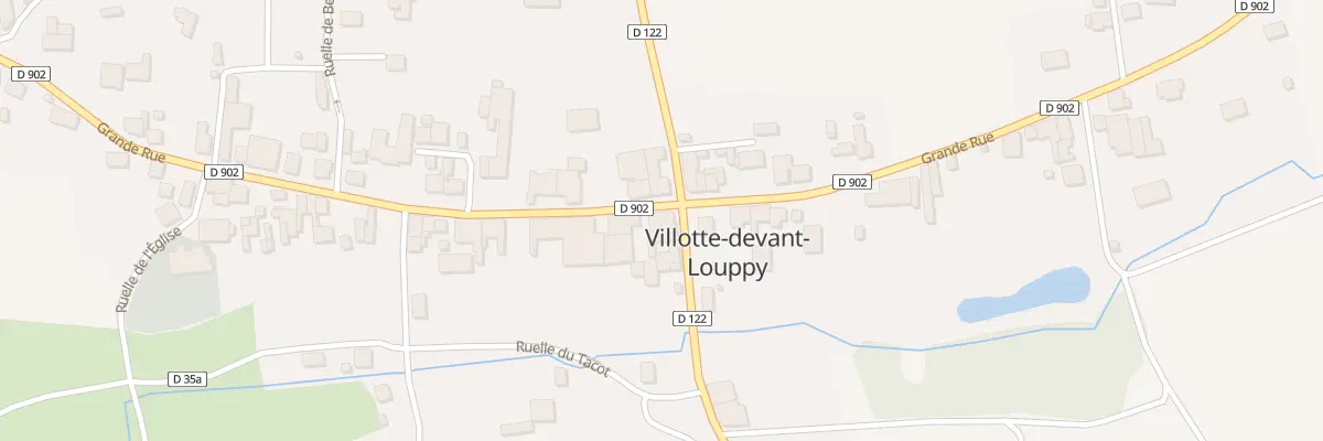 Plan du 48 Gr Grande Rue à Villotte-devant-Louppy