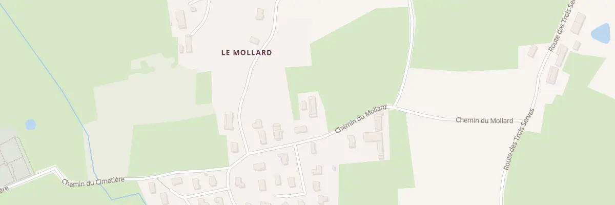 Plan du 129 Che du Mollard à Marsonnas