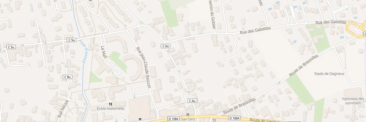 Plan du 158A Rue du Mollard à Dagneux