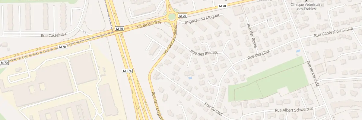 Plan du 8 Rue des Bleuets à Saint-Apollinaire