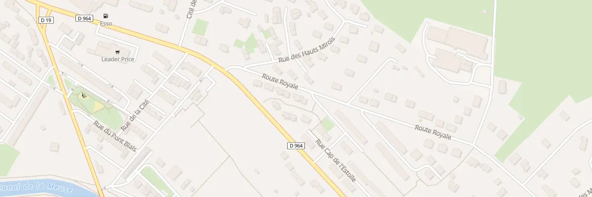 Plan du 4 Cite Aurore à Mouzon
