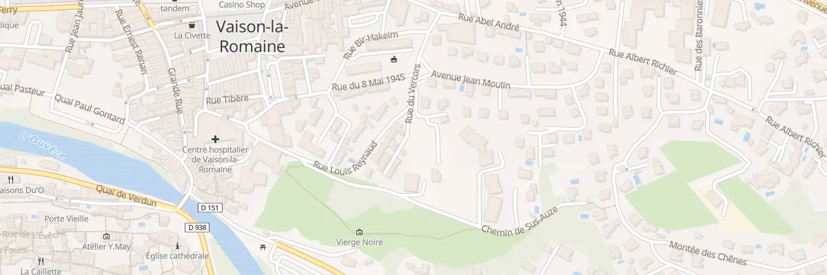 Plan du 1 Imp Jean Moulin à Vaison-la-Romaine