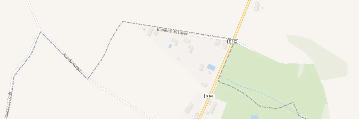 Plan du 90 Imp du Layer à Tronchy