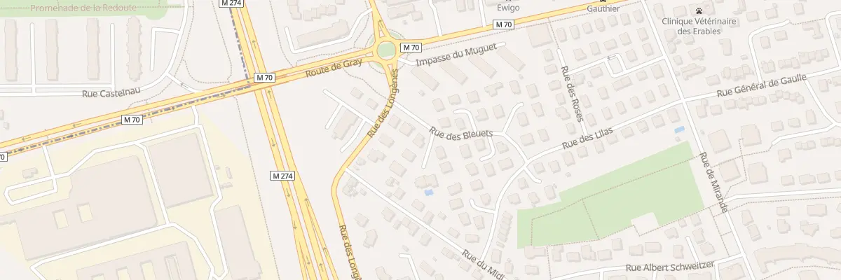 Plan du 6 Rue des Bleuets à Saint-Apollinaire