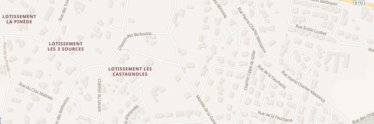 Plan du 460 Mte de la Garenne à Peyrins