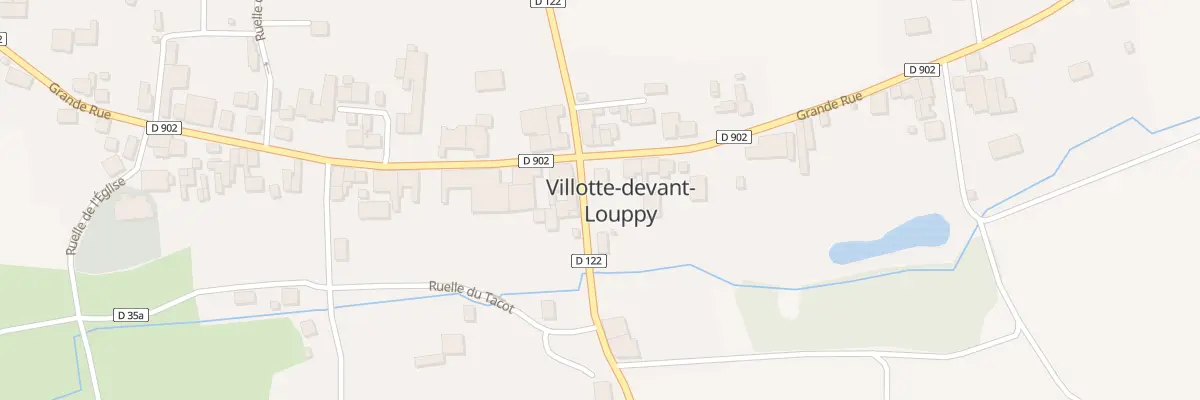 Plan du 50 Gr Grande Rue à Villotte-devant-Louppy