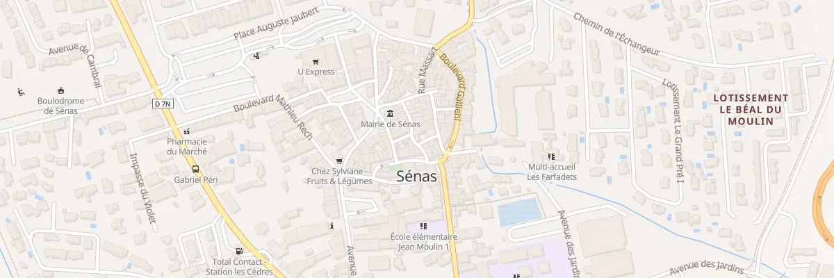 Plan du 10T Rue Puits du Comte à Sénas